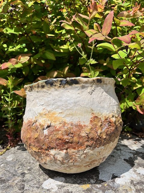 2423 Pam Neaves ceramic neolithic pot art gallery totnes Dartington.jpg